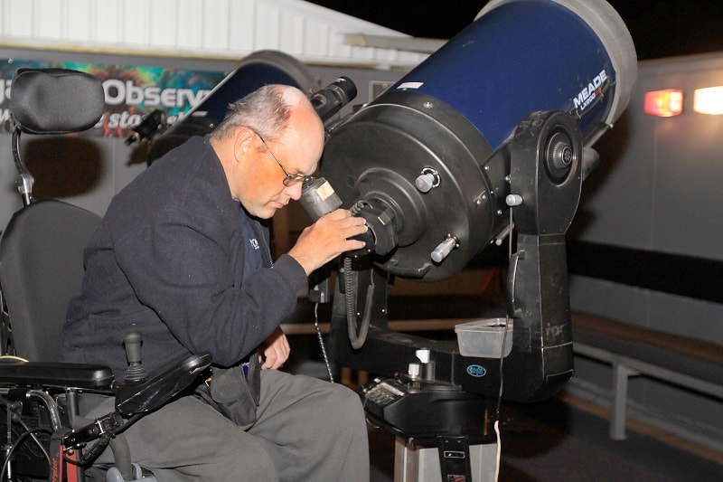 Kingaroy Observatory is wheelchair-accessable-telescope-min